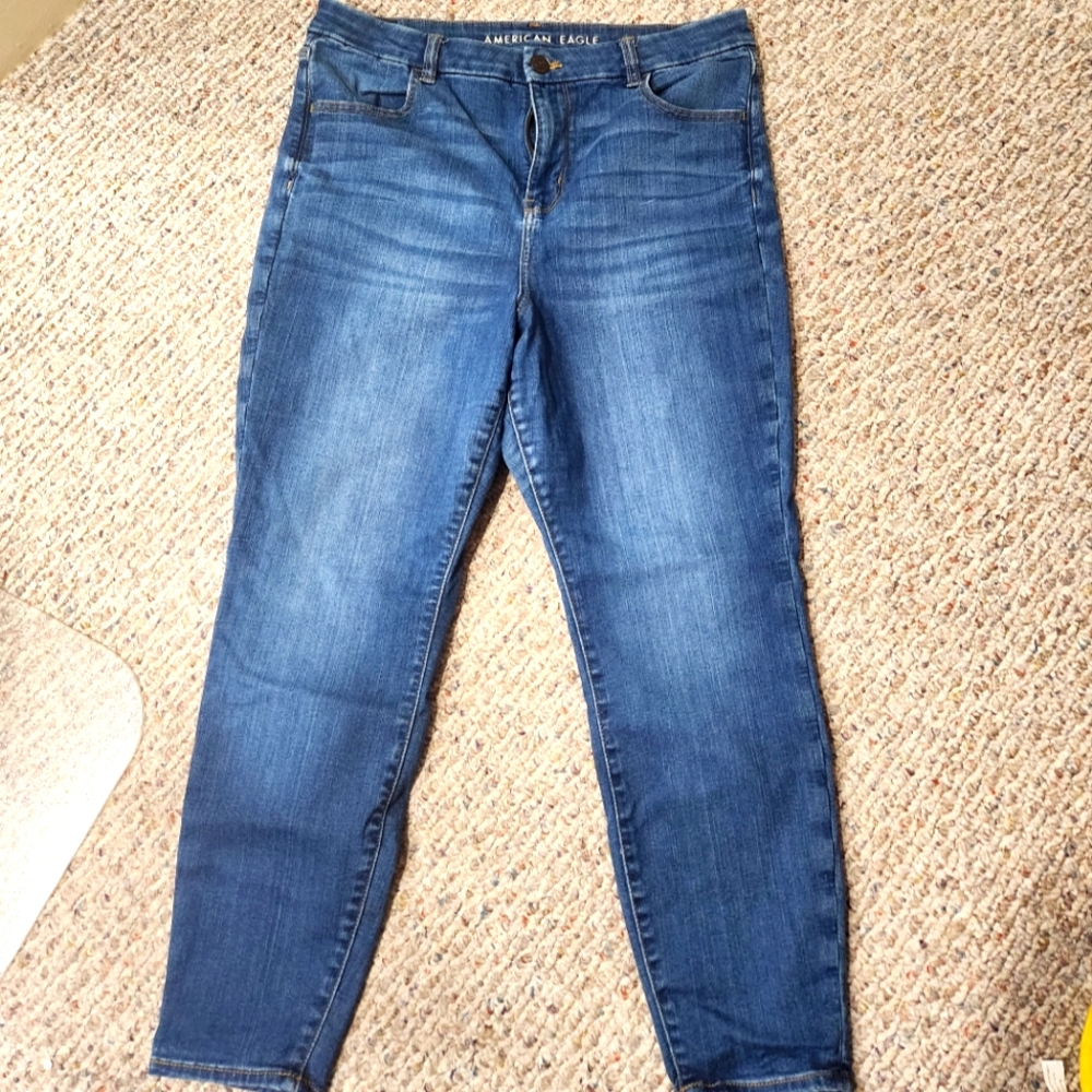 American Eagle Curvy Hi-Rise Jegging 16 Short